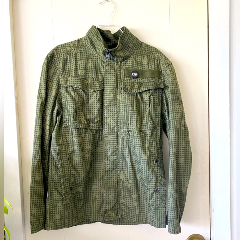 G-STAR RAW green zip jacket size M